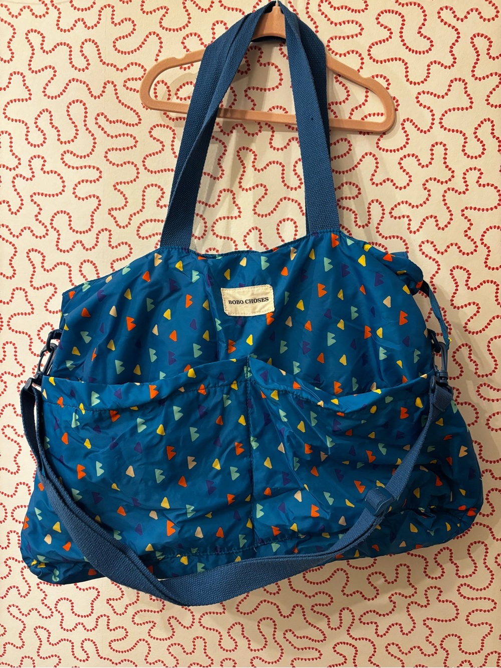 Bobo Choses RARE Diaper Bag with changing pad and zipped pouch